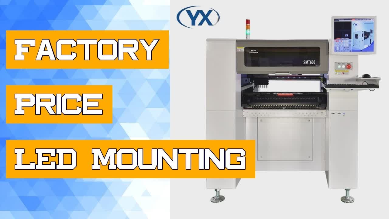 Factory Price LED Mounting Machine Strong Stability Electronic Components Making Machine SMT660 with