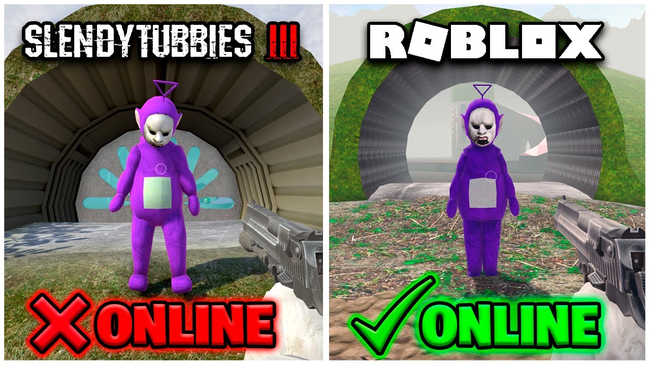 Así puedes jugar SLENDYTUBBIES 3 ONLINE (Casi) - Slendytubbies 3 Multiplayer (Roblox)