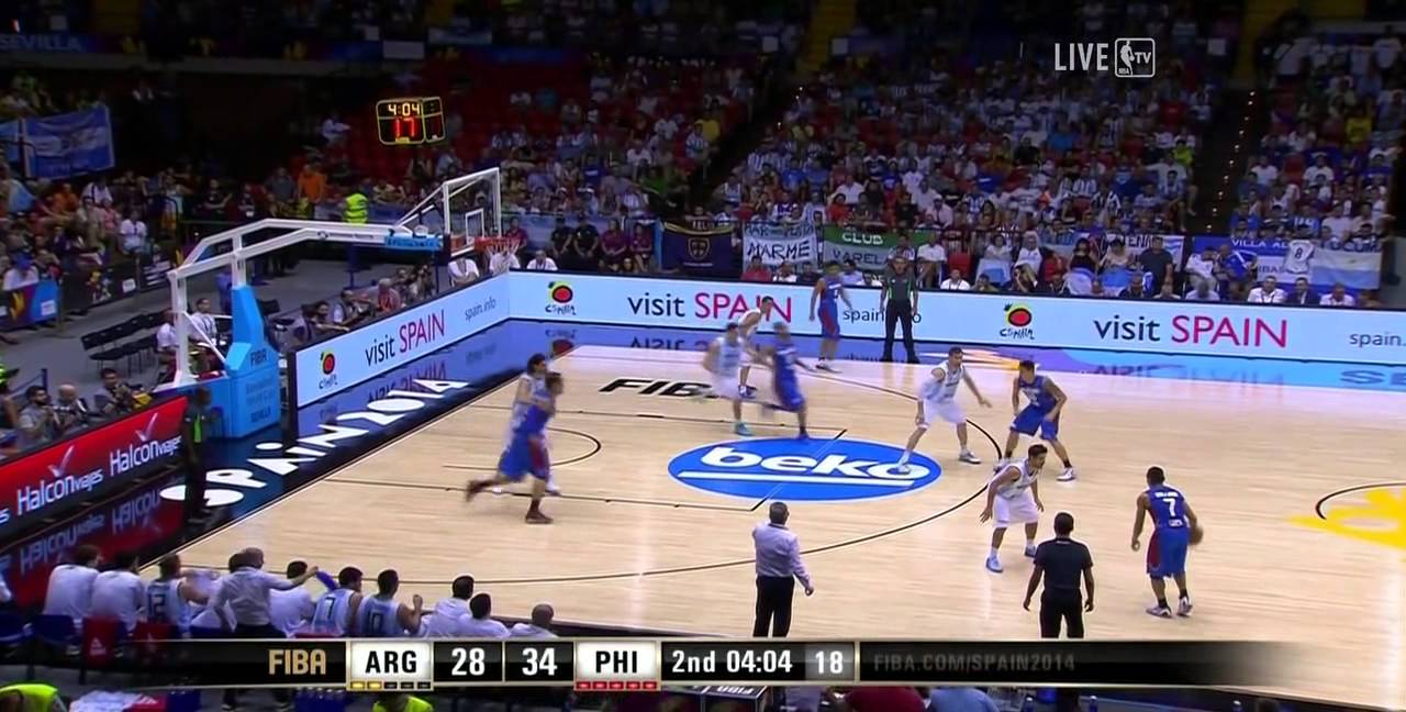Argentina vs Philippines FIBA World Cup 2014 Group B