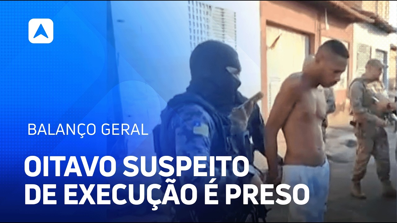 Polícia prende oitavo suspeito de execução de usuário de drogas