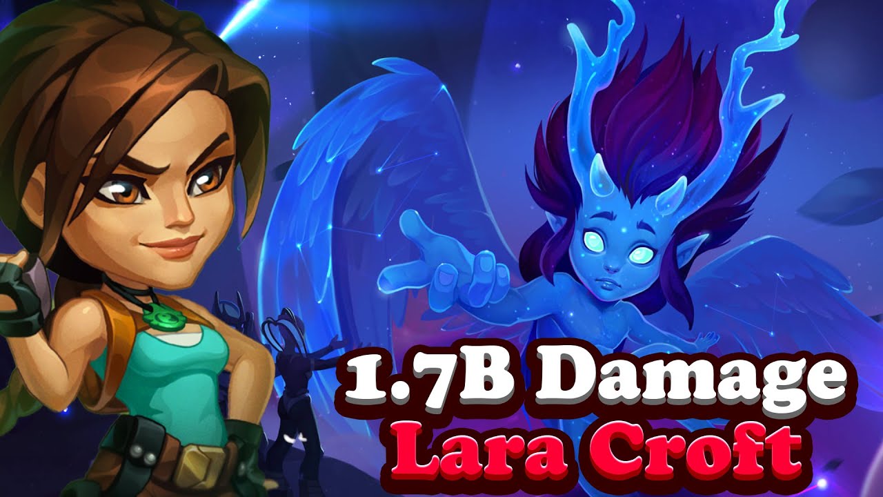 Hero Wars Asgard Boss: Lara Croft Massive 1.7 Billion Damage to Osh!