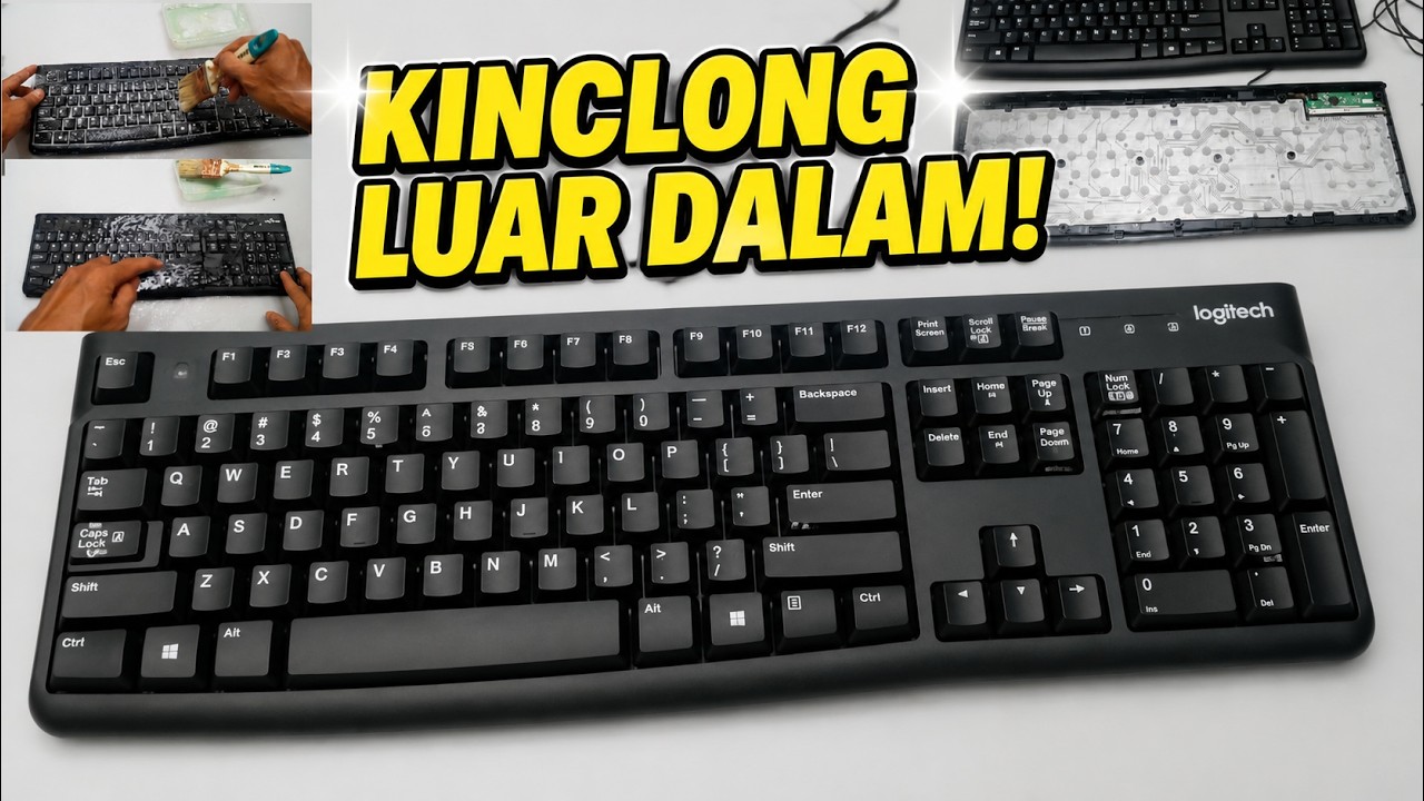 Cara Membersihkan Keyboard Komputer PC hingga Bersih Total