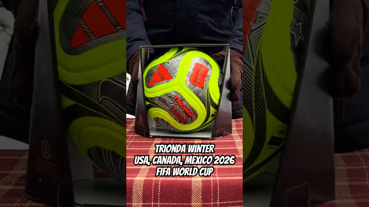 Trionda FIFA World Cup 2026 Unboxing Official Match Ball Winter Pro - USA, Canada, Mexico - Adidas