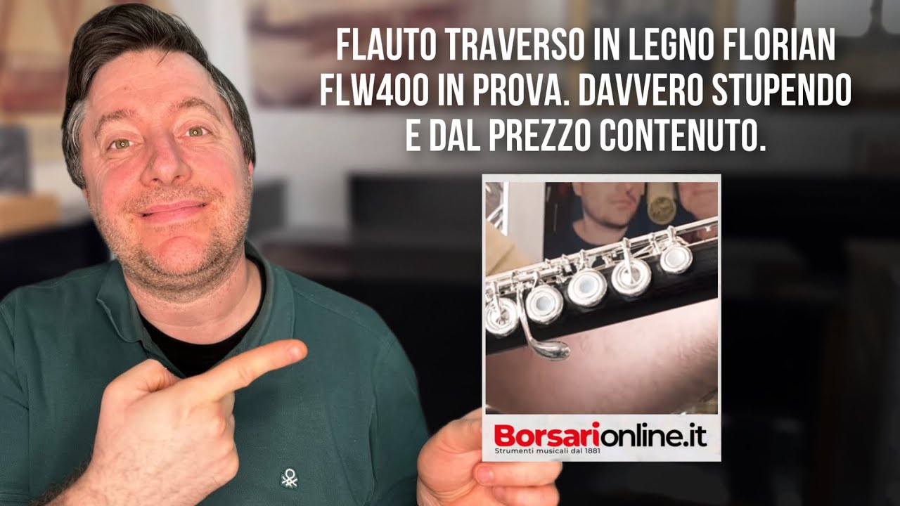 Flauto traverso in legno Florian FLW400 in prova. Davvero stupendo e dal prezzo contenuto.