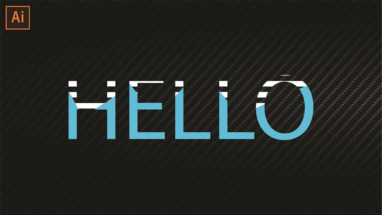 Adobe Illustrator Tutorial: Easily Create Pattern Text Effect In Illustrator 