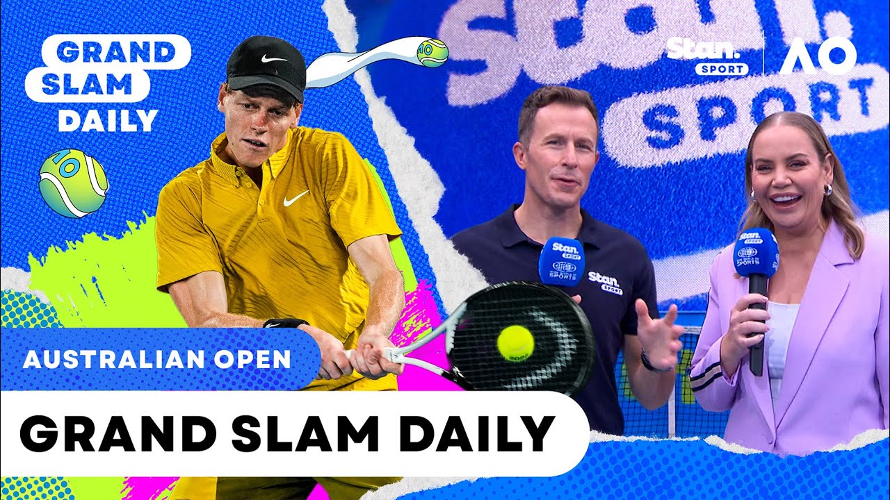Post-roof Jannik Sinner and the Melbourne heat at the Australian Open 🎾 Grand Slam Daily