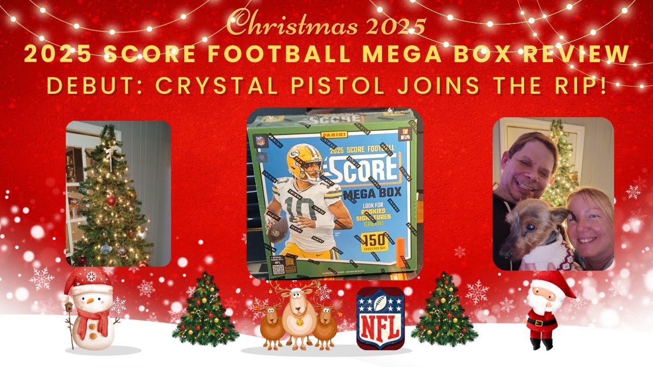 2025 Score Football Mega Box Review. Crystal's First Debut!