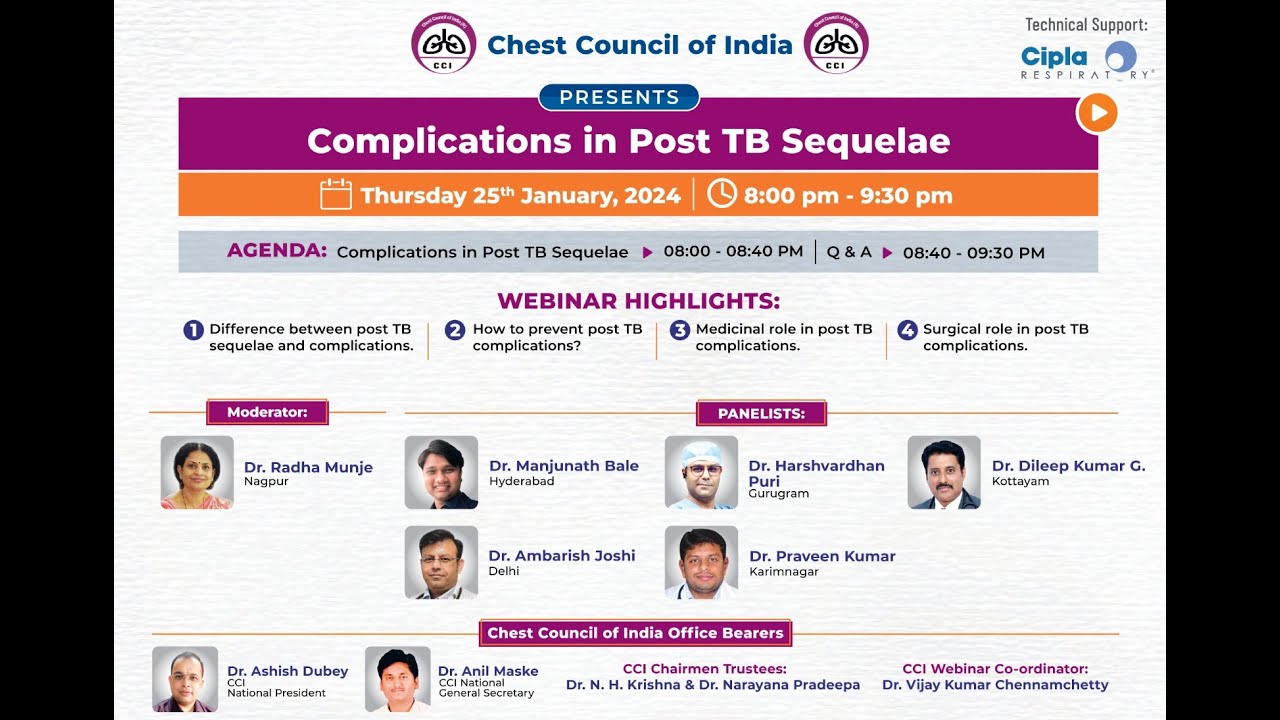 Complications in Post TB Sequelae