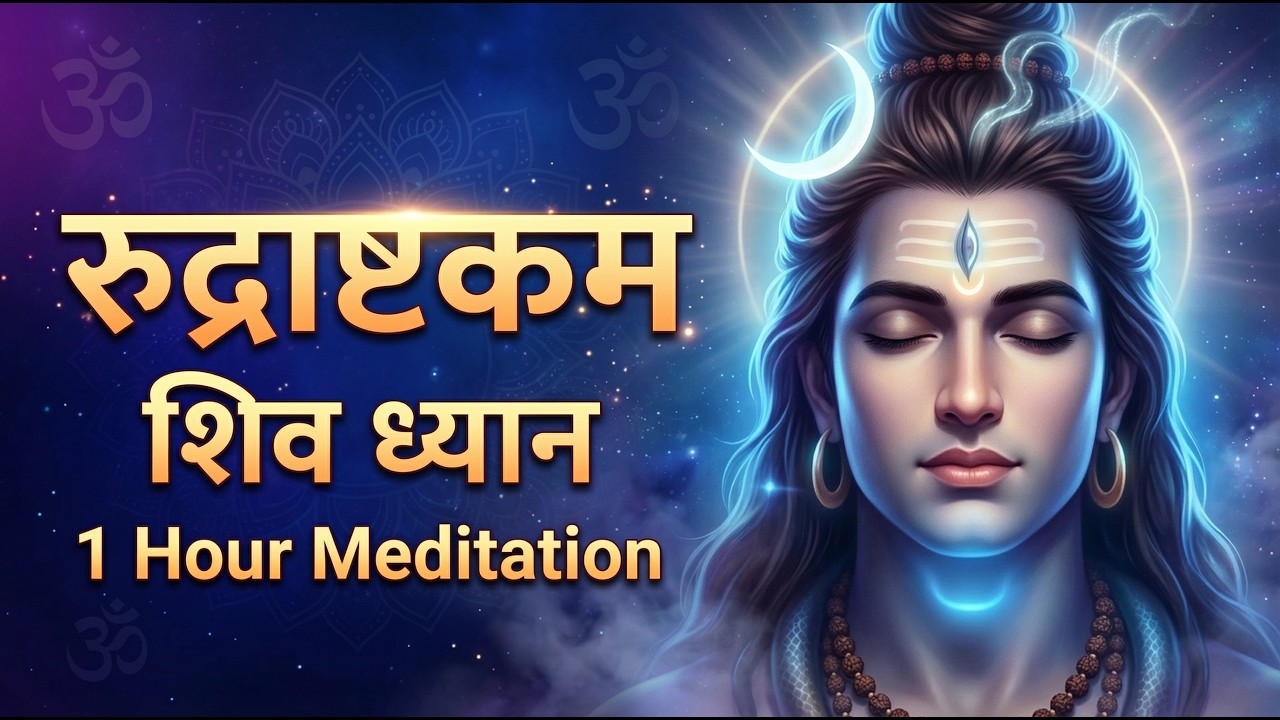 Rudrashtakam Chant – 1 Hour Deep Shiva Meditation | Powerful Shiva Stuti for Peace & Focus