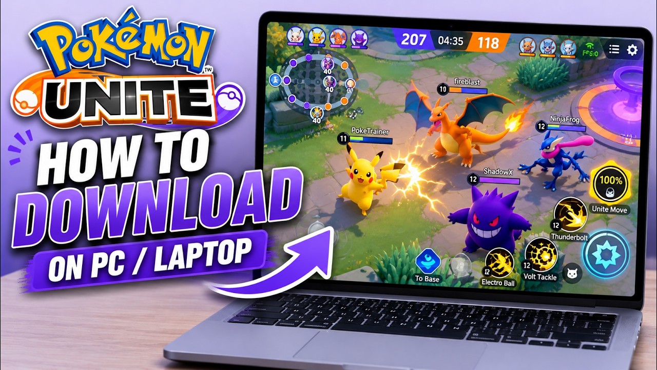 Как скачать и играть в Pok&eacute;mon UNITE на ПК и ноутбуке