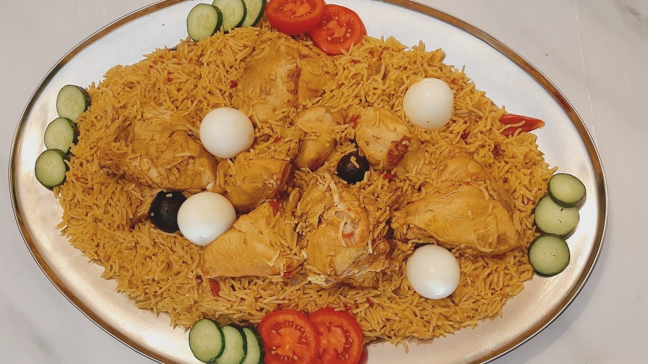 كبسة الدجاج على الطريقه السعوديه طعم رائع كل إلي زاقها طلب الطريقه 
