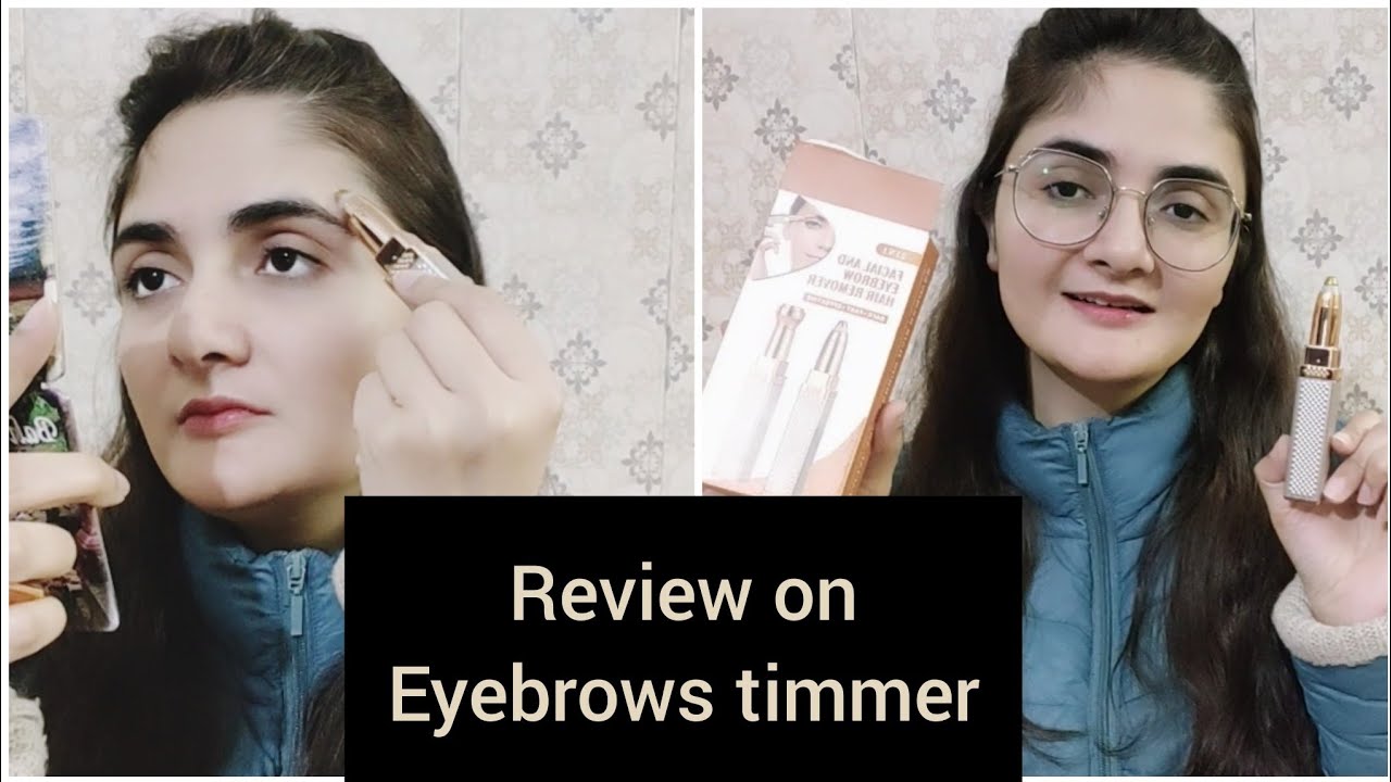 Eyebrow trimmer review || how to do eyebrows || trimmer review