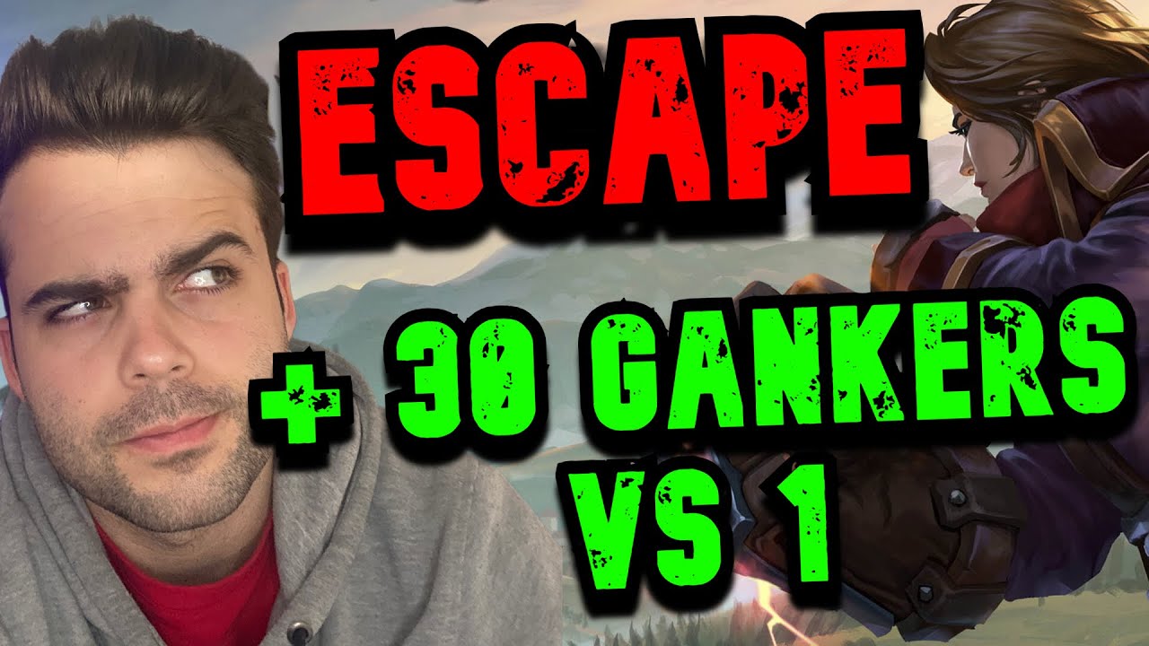 😱( [ ESCAPANDO DE MAS DE 30 GANKERS en ALBION ONLINE ] )😱 |        🔥ESCAPE PERFECTO🔥
