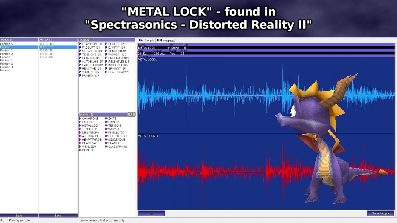 Origins of video game music samples - Spyro Edition