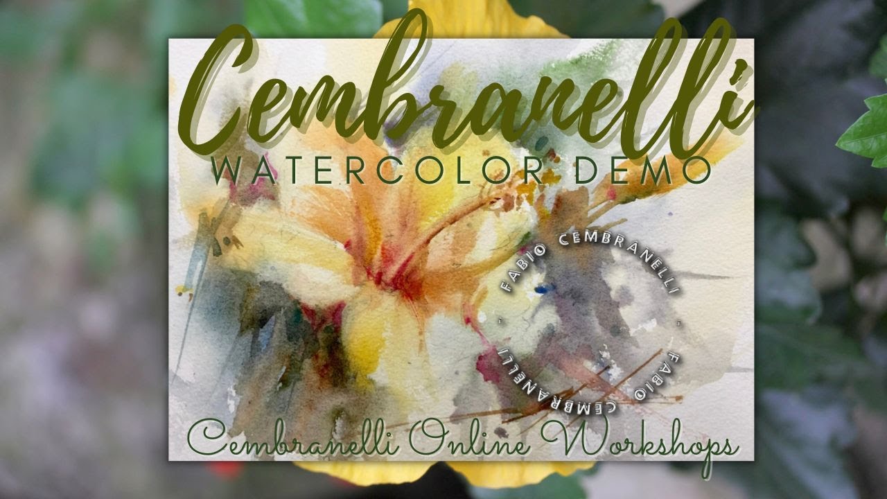 Hibiscus - Watercolor Demonstration