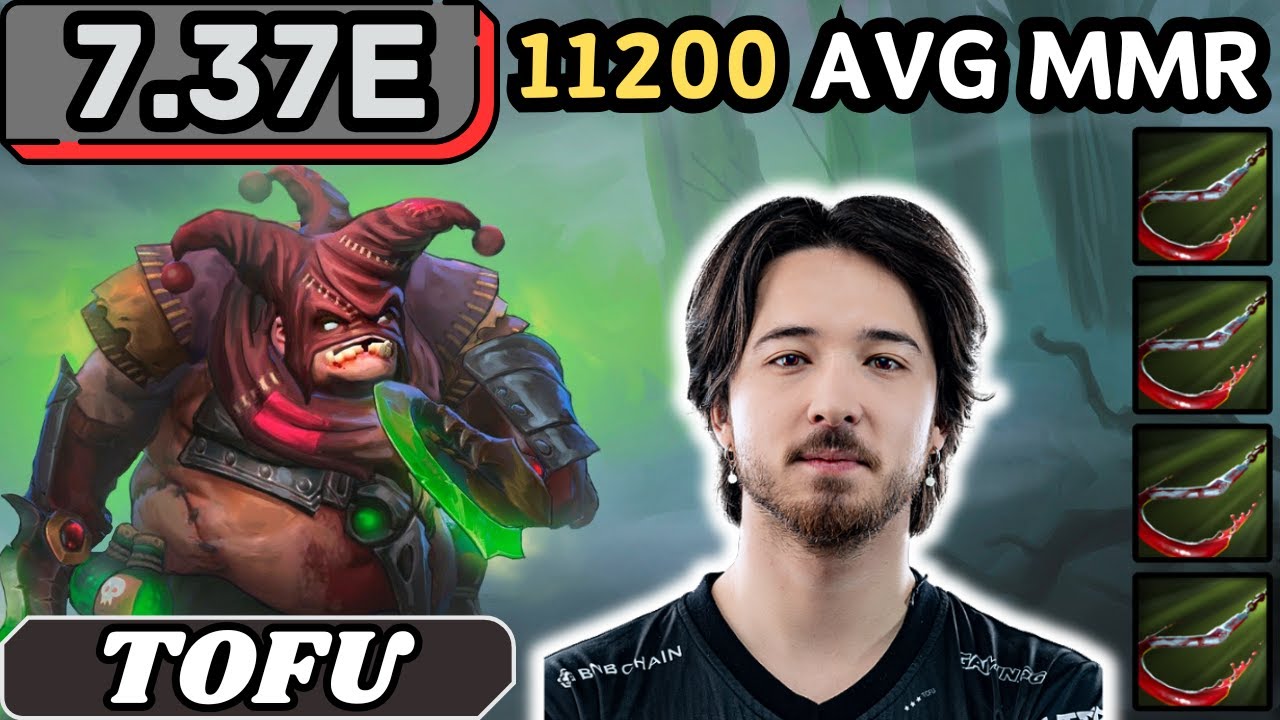 7.37e - Tofu PUDGE Hard Support Gameplay 25 ASSISTS - Dota 2 Full Match Gameplay