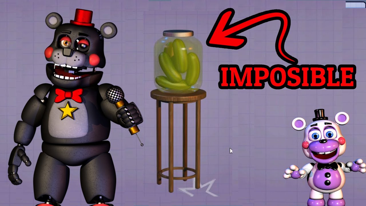 EL LOGRO MÁS DIFÍCIL DE FNAF 6 - Cómo conseguir el bote de pepinillos (Pickles)