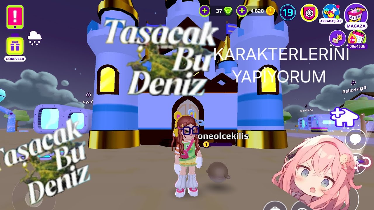 Taşacak bu denizin karakterlerini yapıyorum