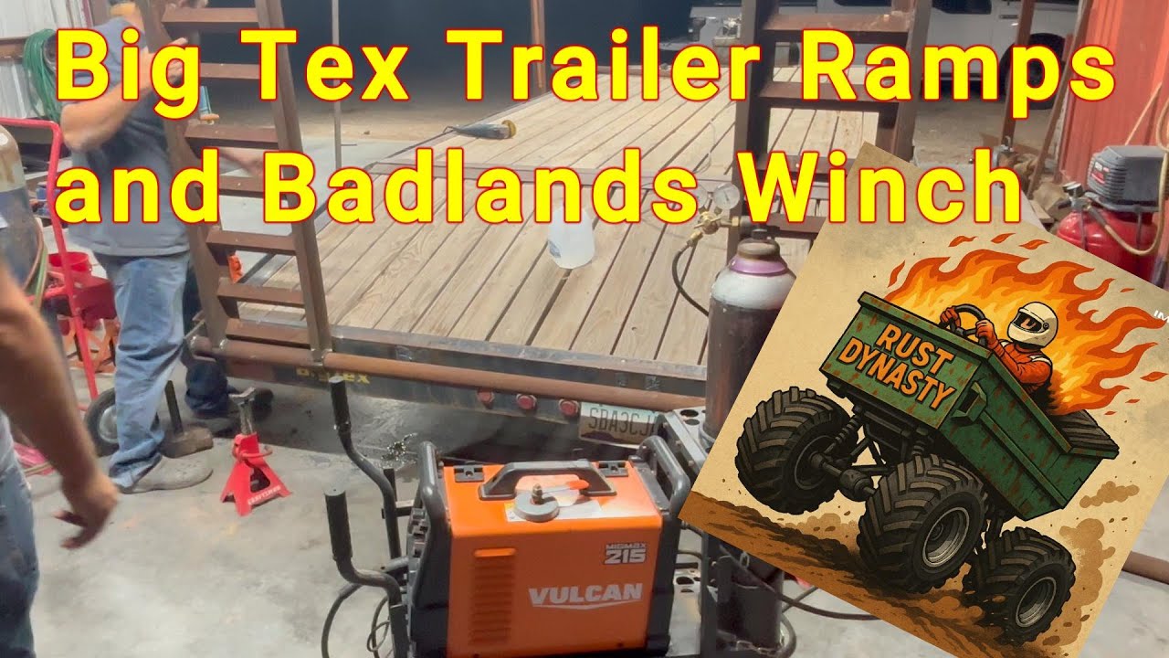 Big Tex Trailer Ramps and Winch