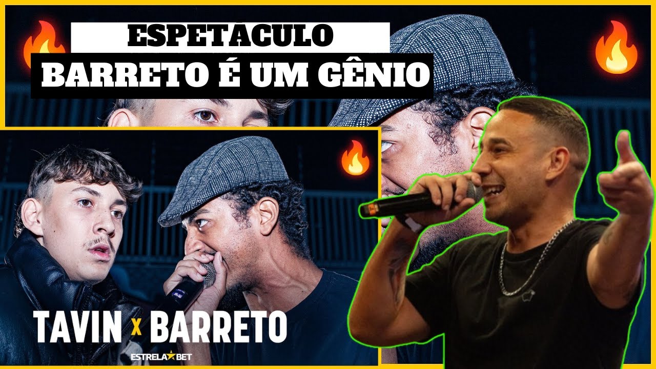 MC ZEN REACT-  ESPETÁCULO!!! BARRETO x TAVIN  SEMI  #BDN143
