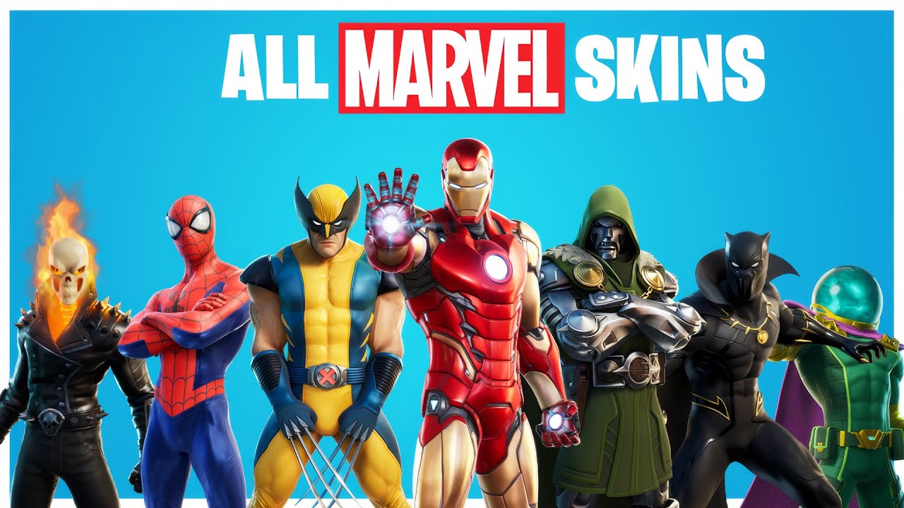 Fortnite All Marvel Skins