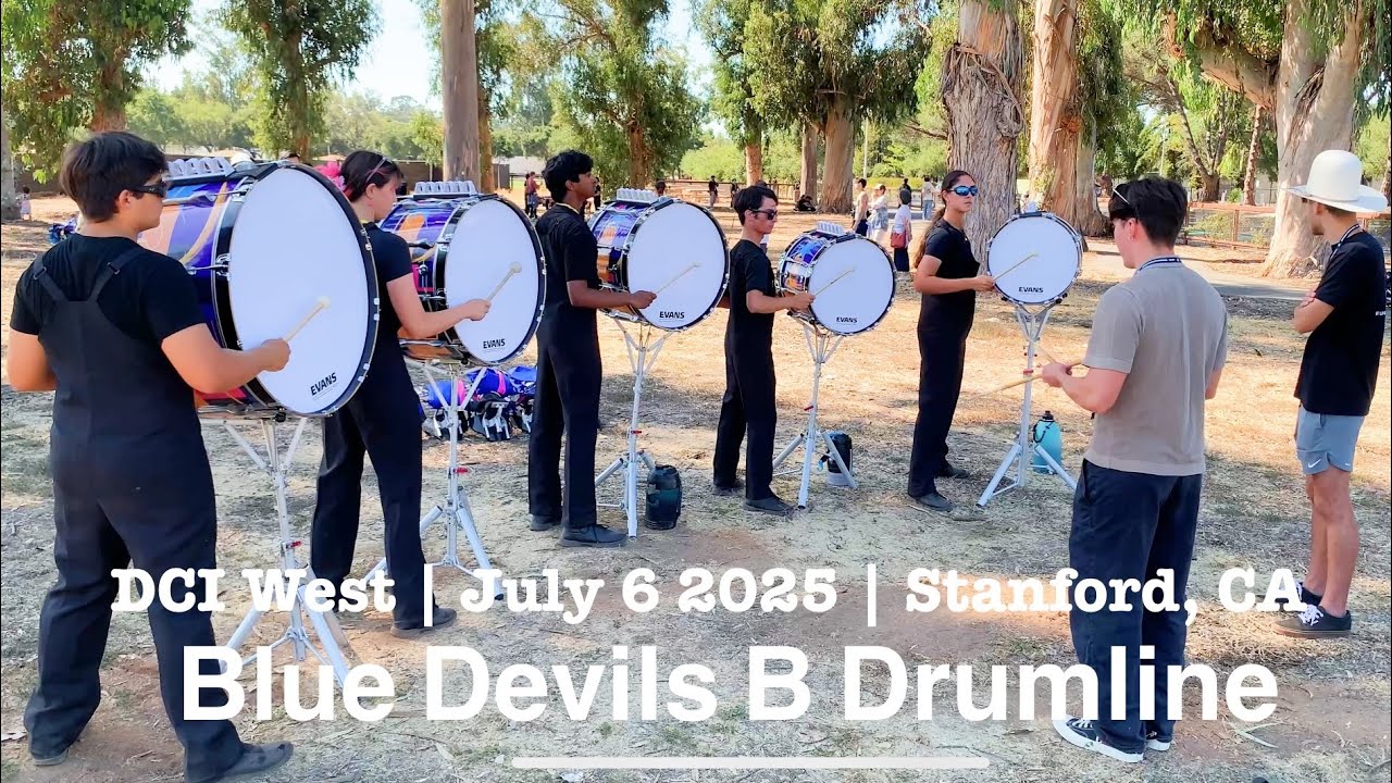 Blue Devils B Drumline 2025 | The Lot Experience | Warm Ups | Pt 1 of 2 [4K]