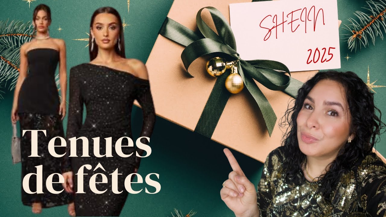 TENUES DE FÊTES sur SHEIN : des paillettes pleins les yeux 😍✨