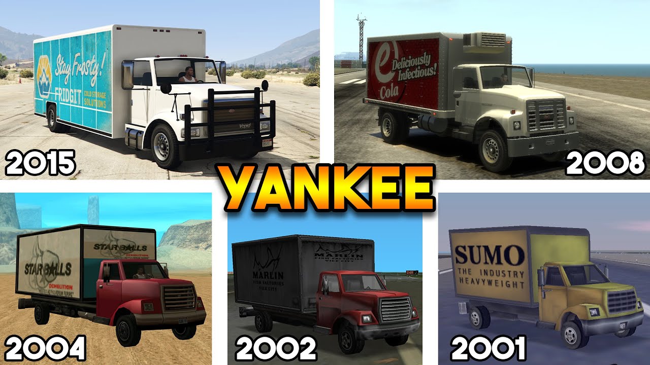 YANKEE TRUCK FROM EVERY GTA GAME EVER