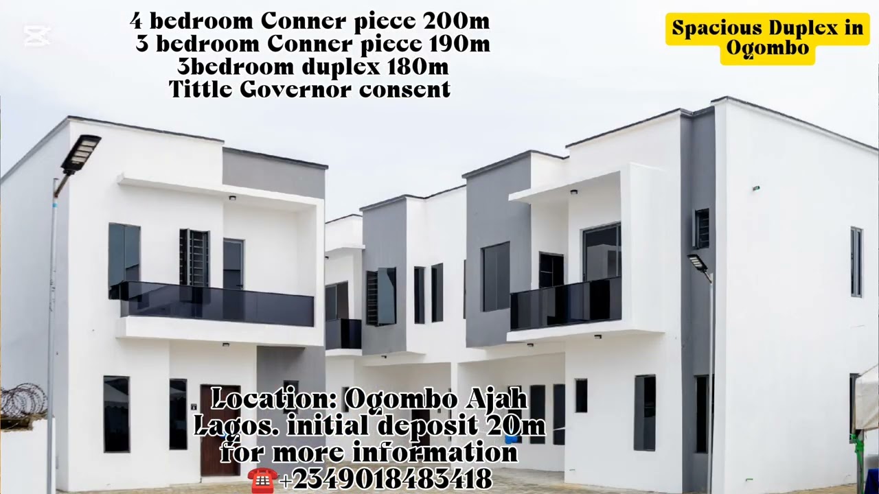 ✅The construction duplex in Ogombo (Ajah) Lagos Nigeria. Find on YouTube channel.