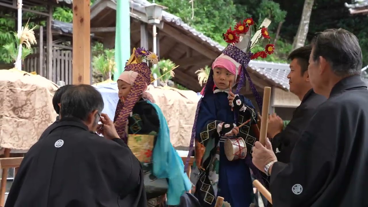 堅田の獅子舞(堅田祭-本祭) 2024/11/15, 和歌山県西牟婁郡白浜町
