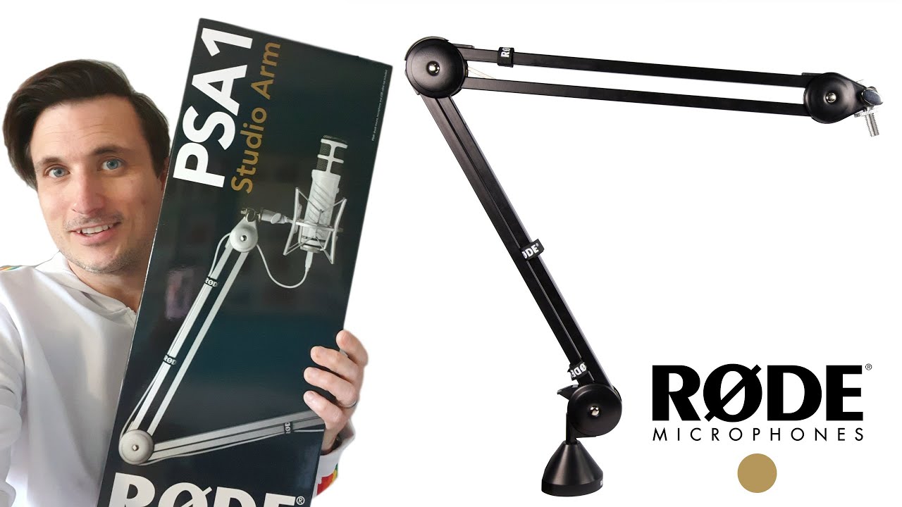 Unboxing and Setting Up the R&Oslash;DE PSA1 Swivel Mount Studio Microphone Boom Arm