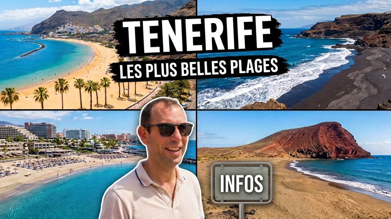 Les plus belles plages de Tenerife à voir, à faire à Tenerife aux iles Canaries