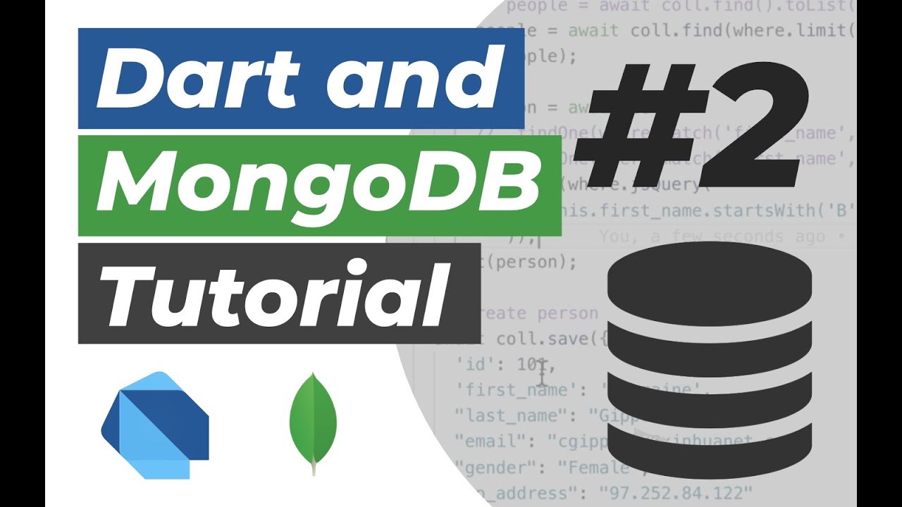Dart and MongoDB Tutorial #2: Implement a RESTful API to interface with our database