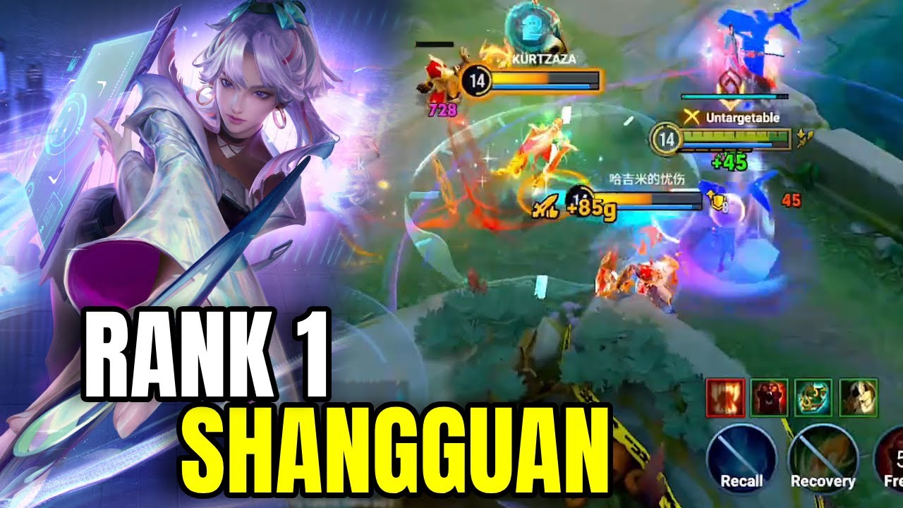 DOMINATING HIGH RANK WITH SHANGGUAN | Honor of Kings