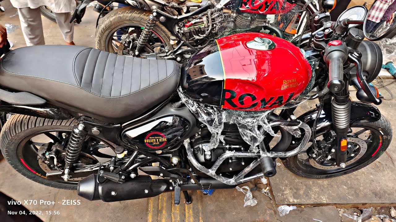 royal enfield hunter 350 modified | best accessories for hunter | Skd bike world