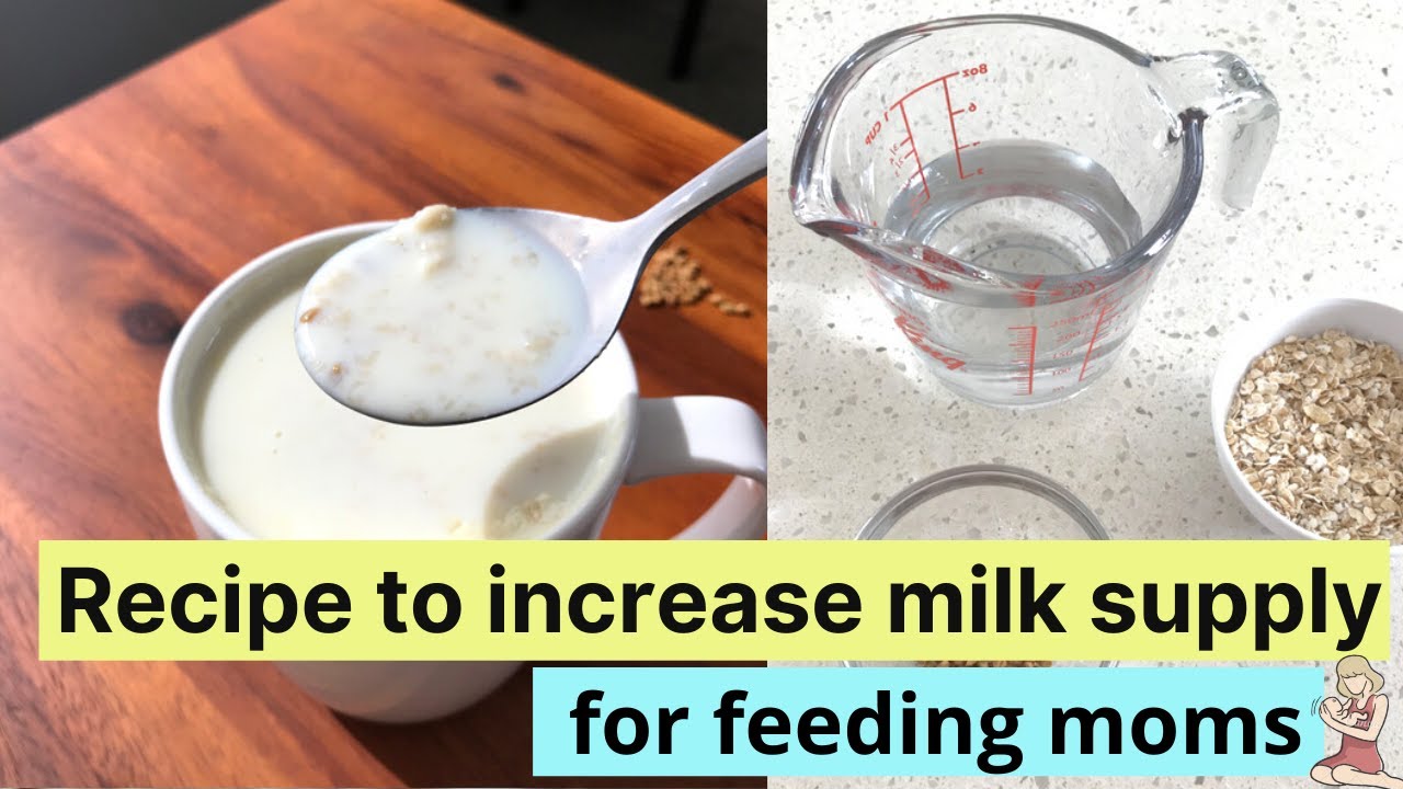 RECIPE to increase MILK SUPPLY ( for feeding moms ) - Lactation drink recipe