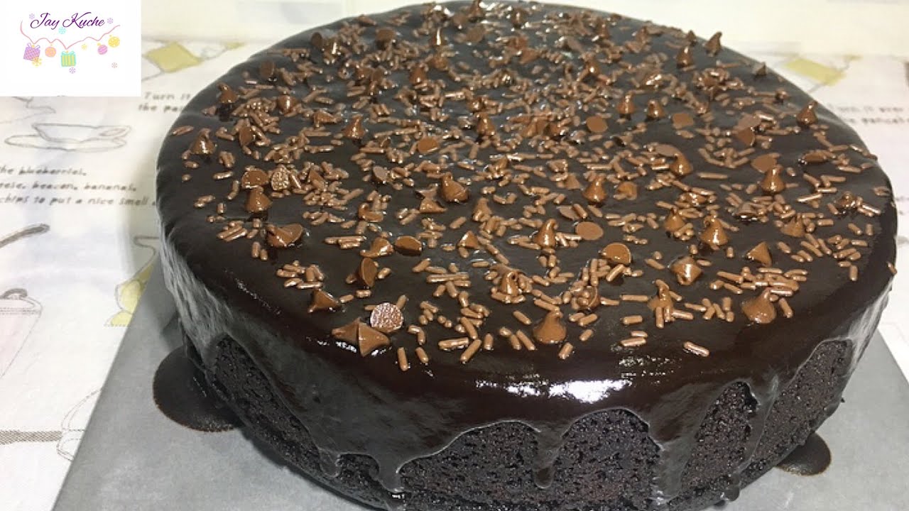 Steamed Chocolate Cake with Chocolate Ganache Recipe | Kek Coklat Kukus | No Mixer