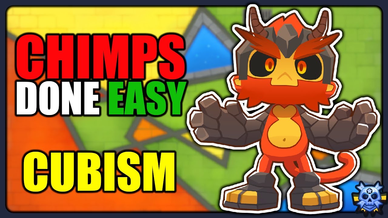 CUBISM - CHIMPS | Easy Strategy for Black Border | BTD6