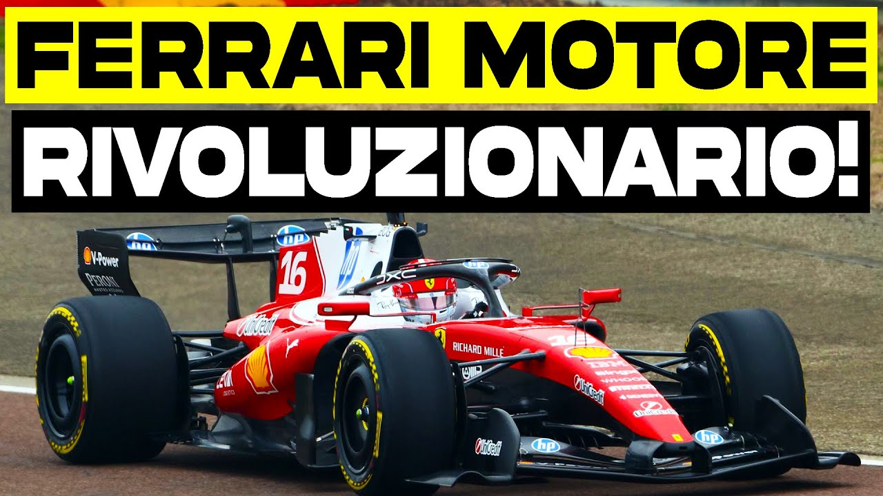 Ferrari ha appena SVELATO i segreti del NUOVO MOTORE tra rivoluzione tecnica e integrazione totale!