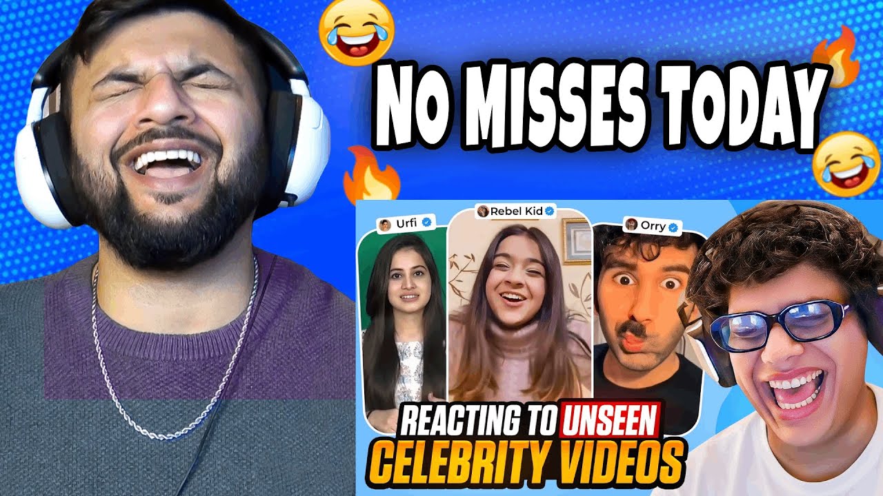 Pakistani Reacts to REACTING TO UNSEEN CELEBRITY VIDEOS | Tanmay Bhat