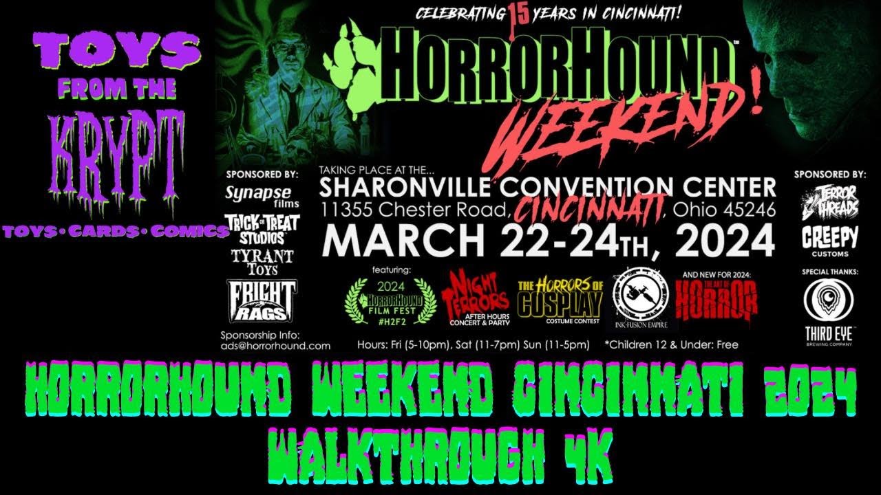 Horrorhound Weekend Cincinnati 2024 Walkthrough 4k