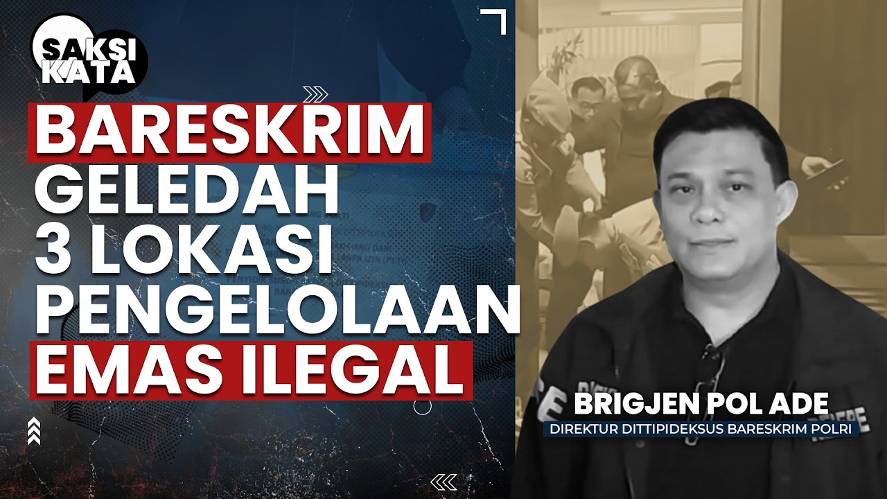 Kasus Emas Ilegal Rp25,8 Triliun! 3 Lokasi di Jatim Digeledah Bareskrim
