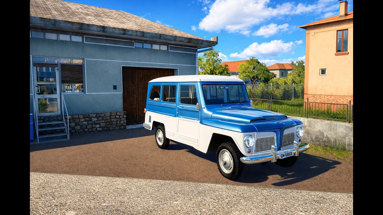 Köy Evlerine ve Taş Ocağına Ekmek Götürdük | Jeep Willys 1970 |  ETS 2