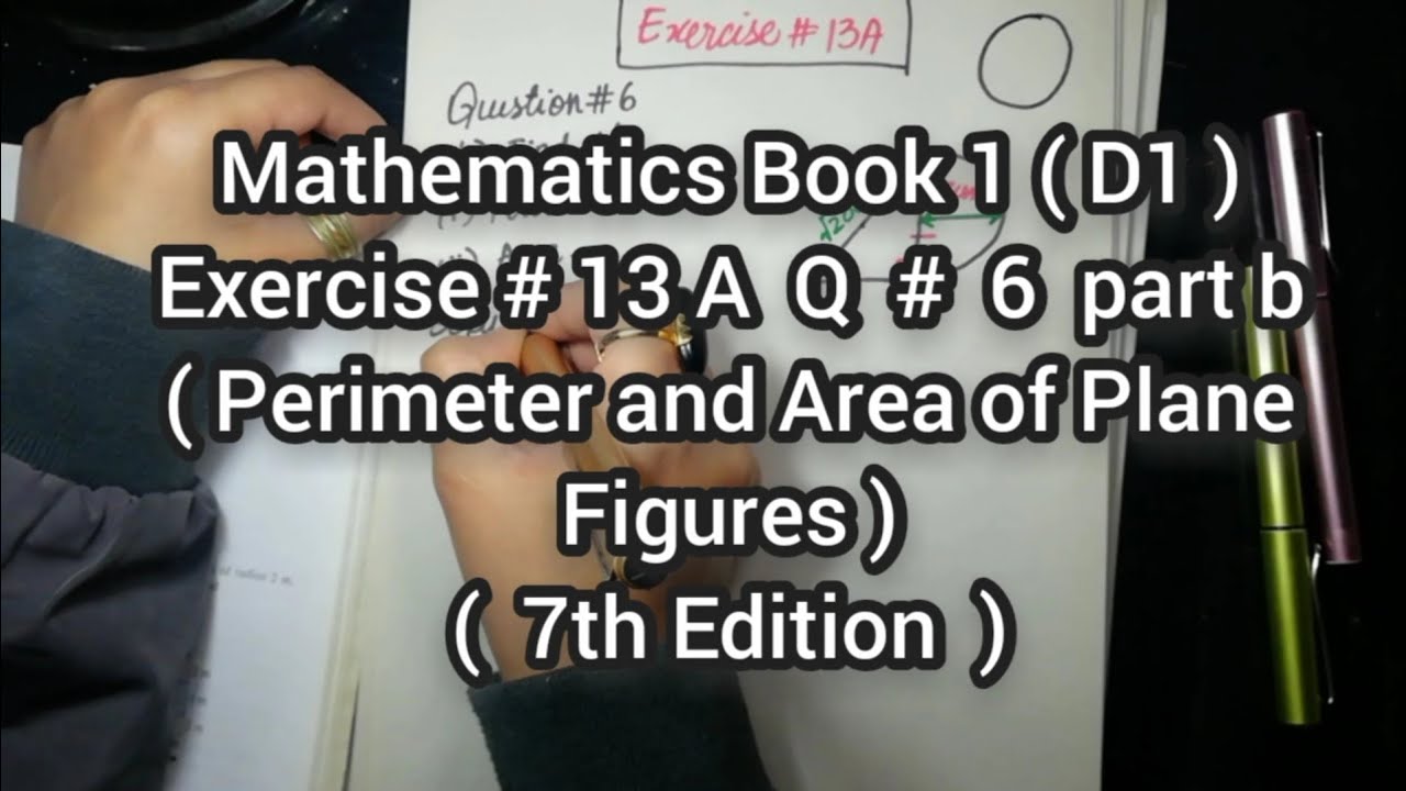 Mathematics Book 1 (D1) |  7th Edition | Exercise # 13 A | Q # 6 ( b ) | Ifra Syed | in Urdu\Hindi