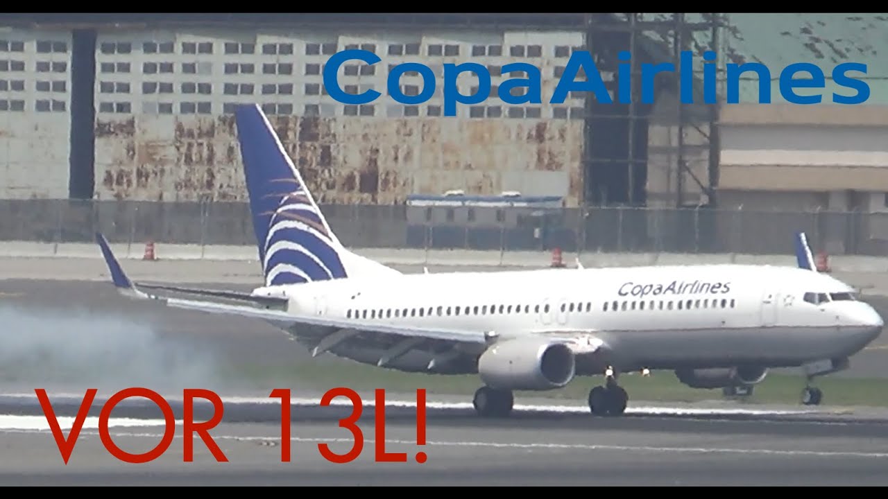 VOR 13L - Copa Airlines Boeing 737-800 Landing at John F. Kennedy Int'l Airport (1080/60p)