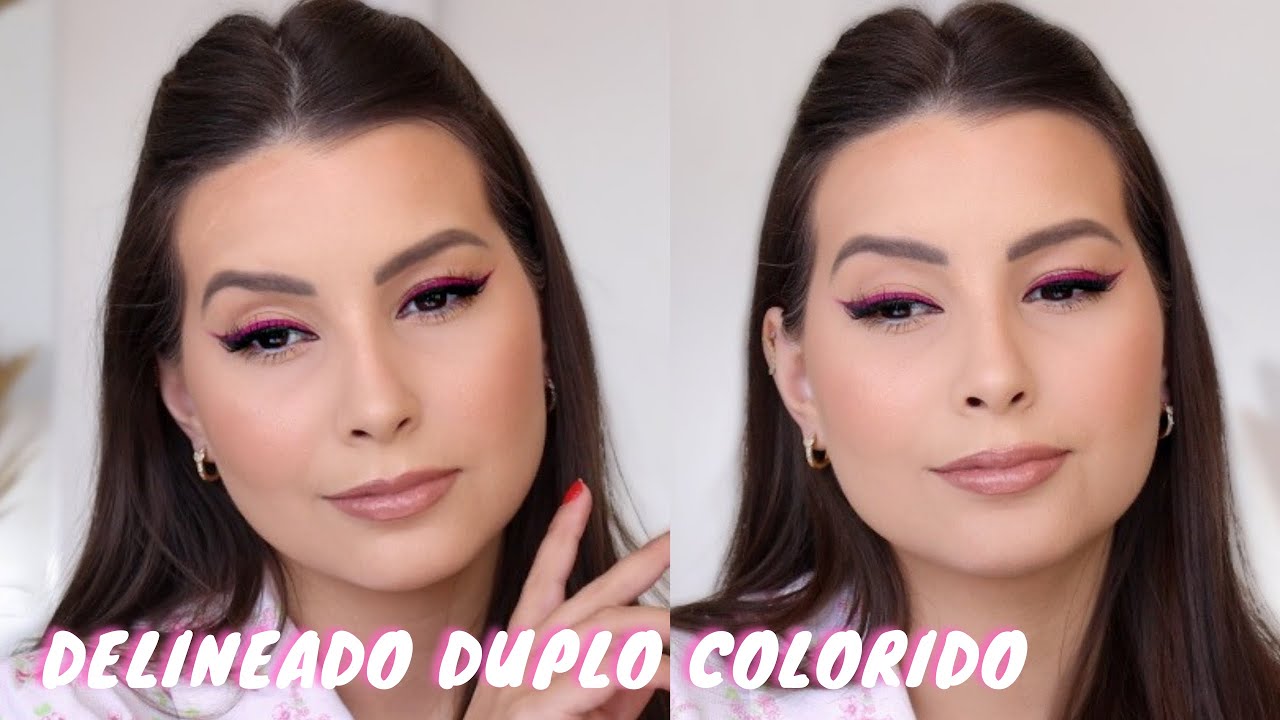 COMO FAZER UM DELINEADO COLORIDO E ESTILOSO