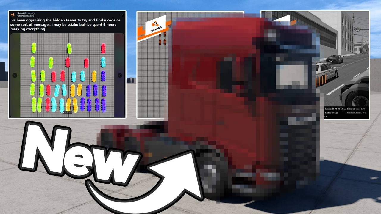 Разбор тизеров BeamNG.drive 0.40 (новый грузовик)