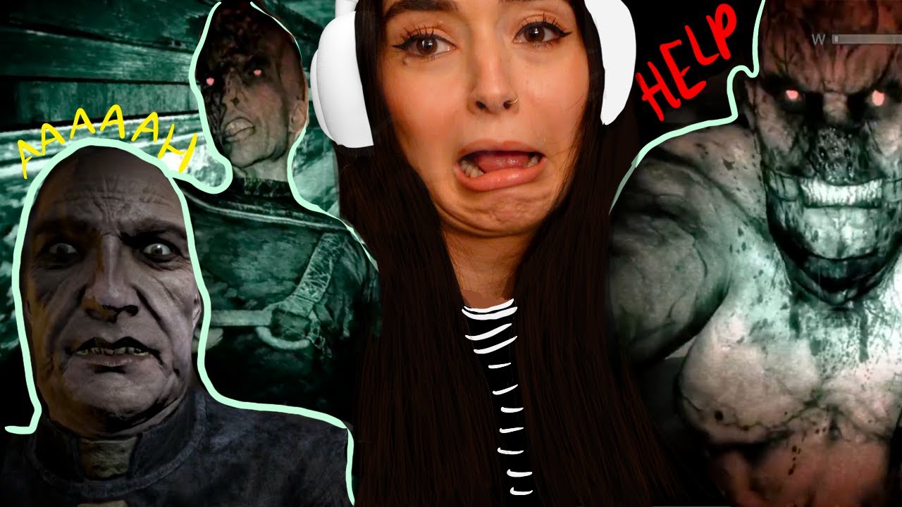 SCARED GIRL PLAYS THE SCARIEST GAME EVER | OUTLAST *PART 2