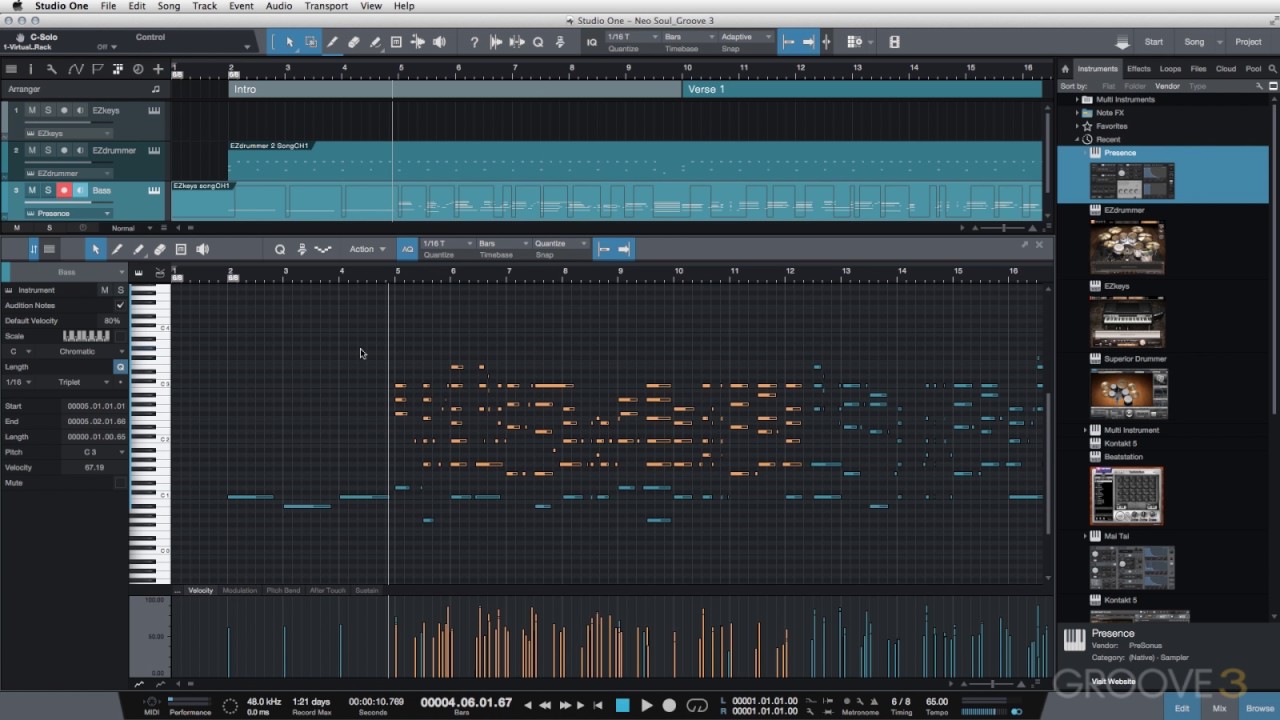 10 Creating a Bass Part with EZKeys