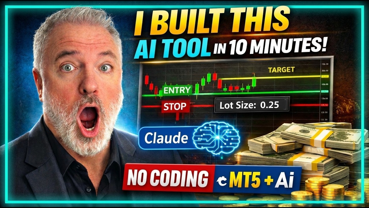 I Built an MT5 Risk Manager with Claude in 10 Minutes (No Coding Required)